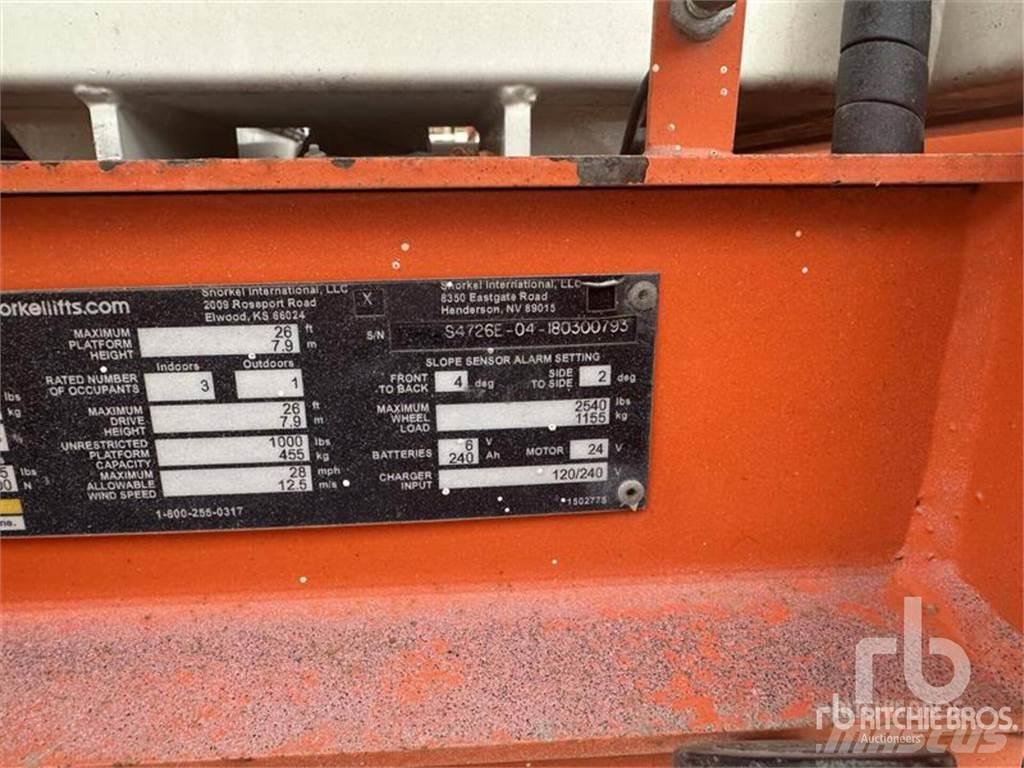 Snorkel S4726E Ножични работни платформи