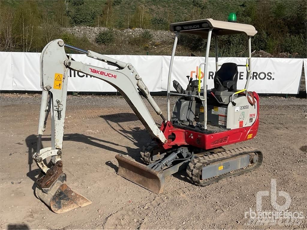 Takeuchi TB216 Мини екскаватори < 7 т