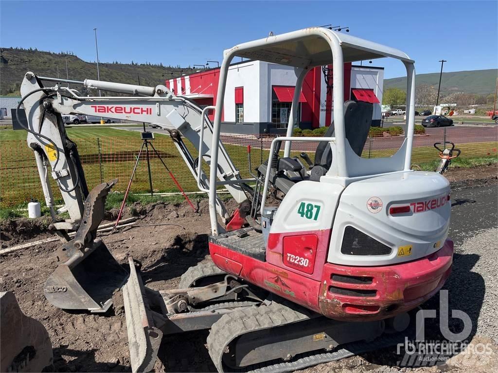 Takeuchi TB230 Мини екскаватори < 7 т