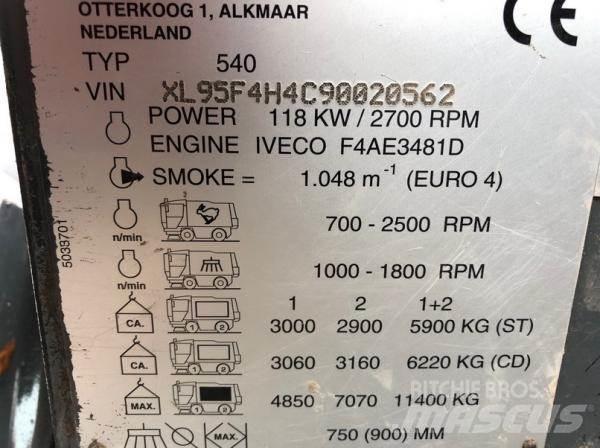 Ravo 540 STH Автоматични метачки с четки