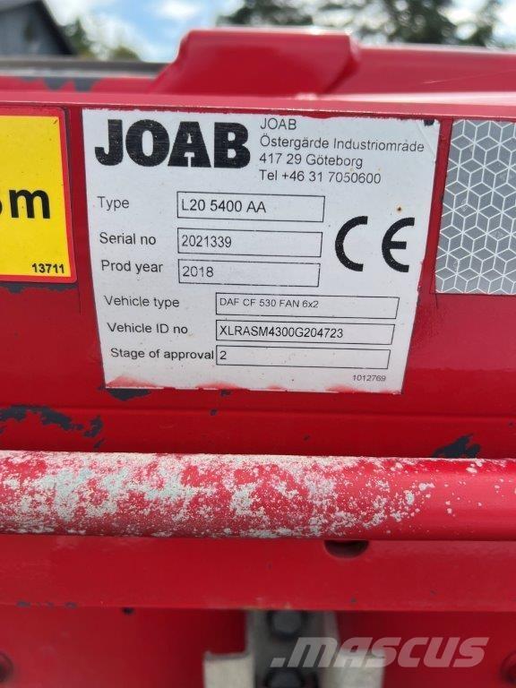 DAF CF 530 6x2*4 FAN Камиони с кран с кука