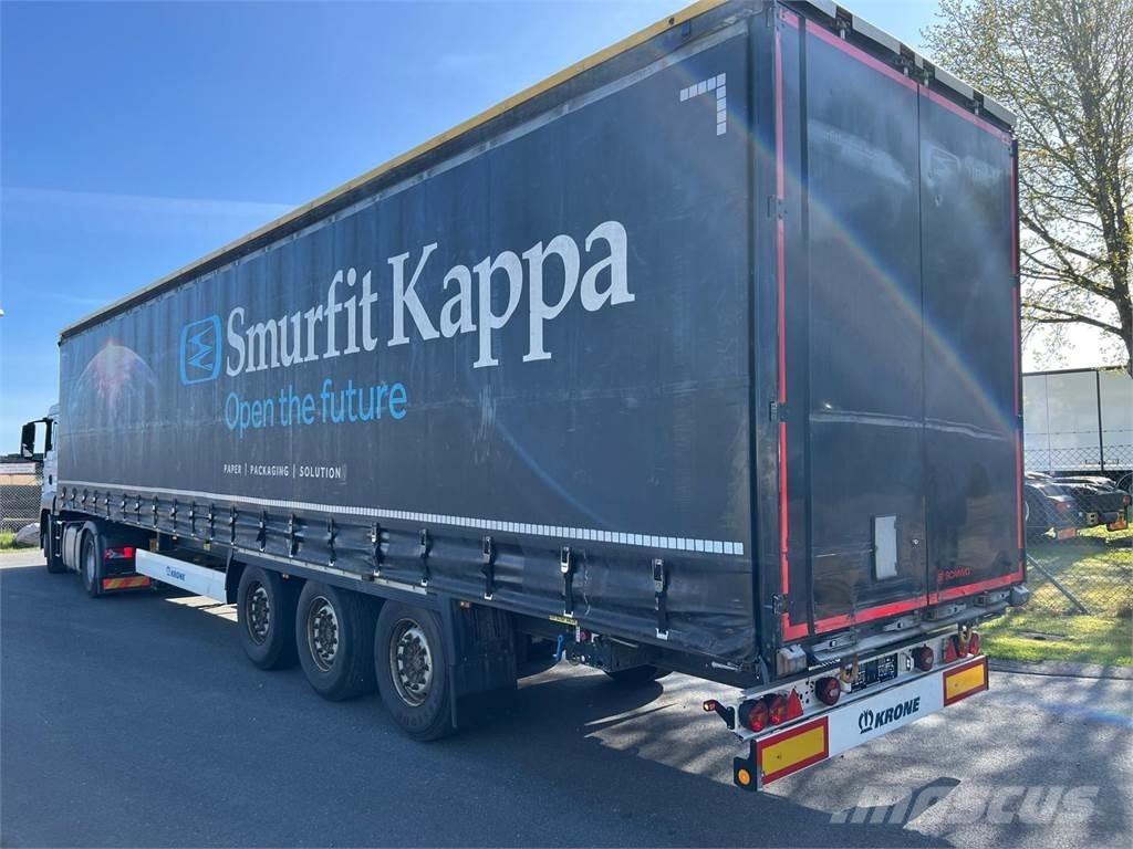 Krone 13,6 mtr Брезентови полуремаркета
