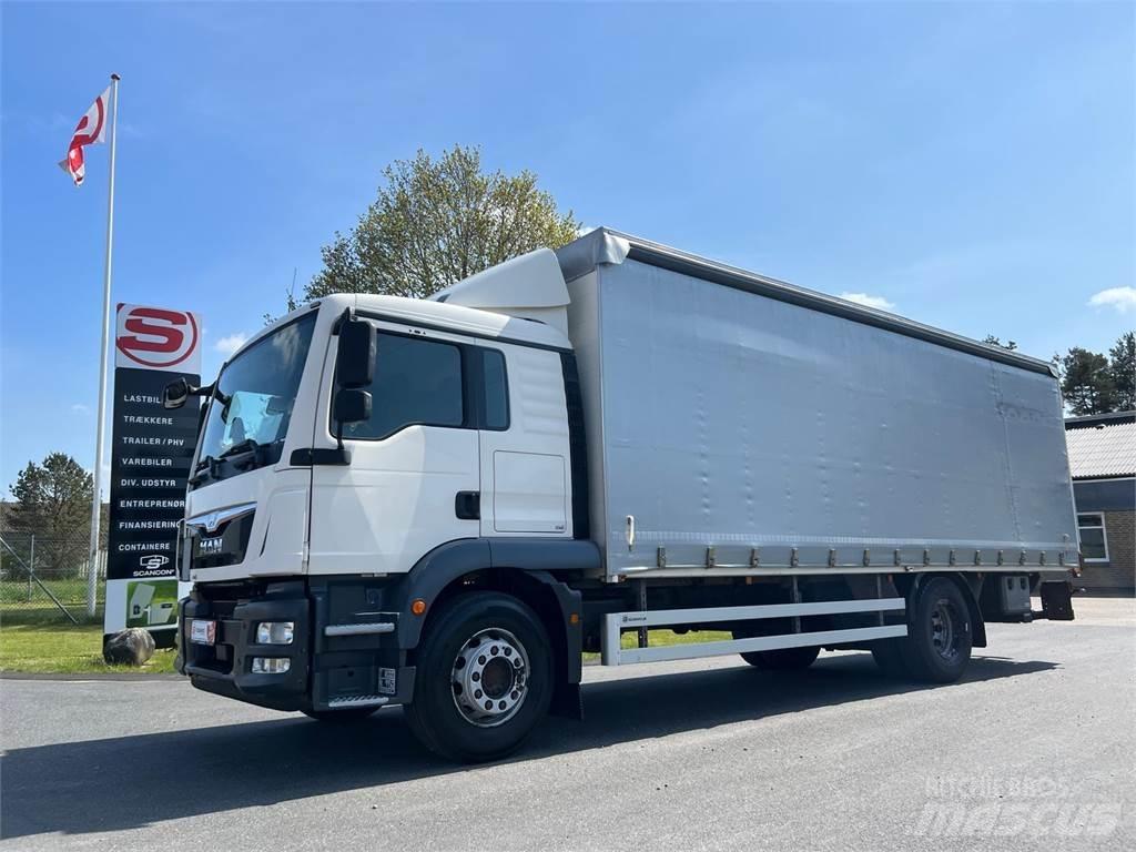 MAN TGM 18-340 BL Брезентови камиони
