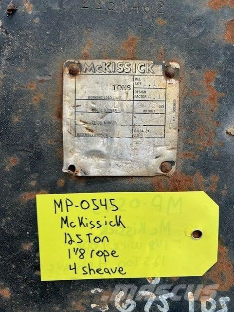  McKissick Части и оборудване за кранове
