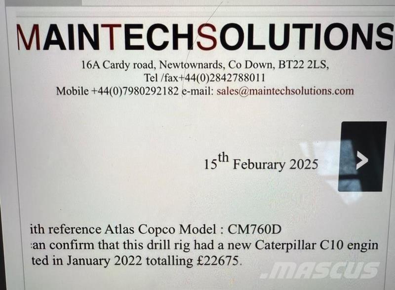 Atlas Copco CM-760D Строителство - Други