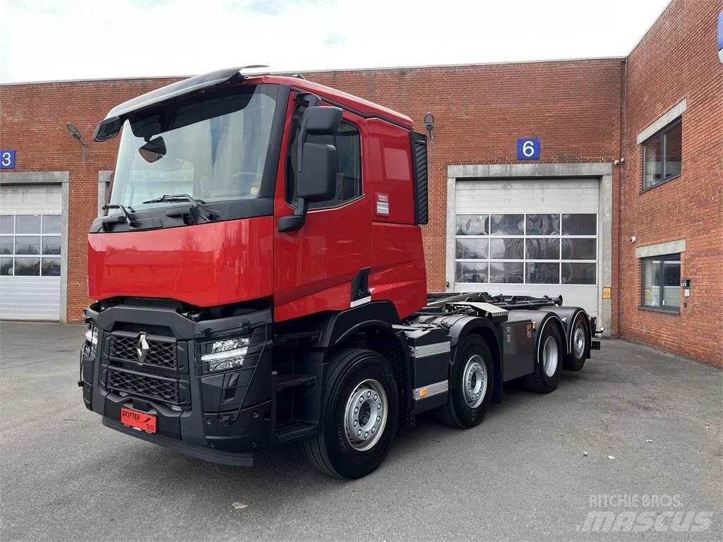 Renault C Камиони с кран с кука