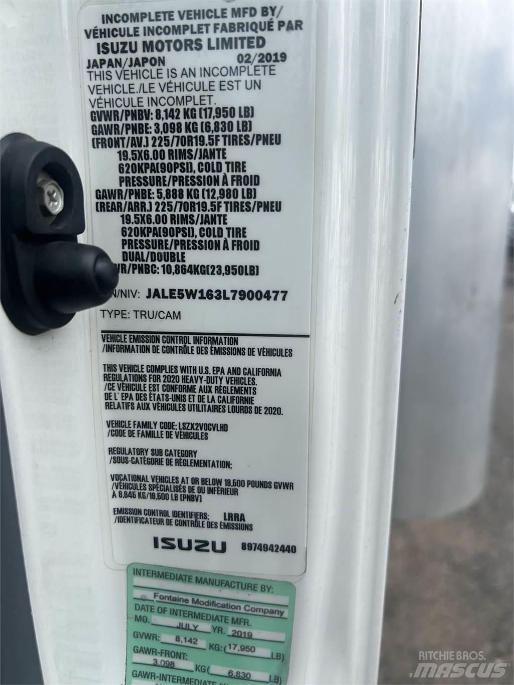 Isuzu NQR Каросерии