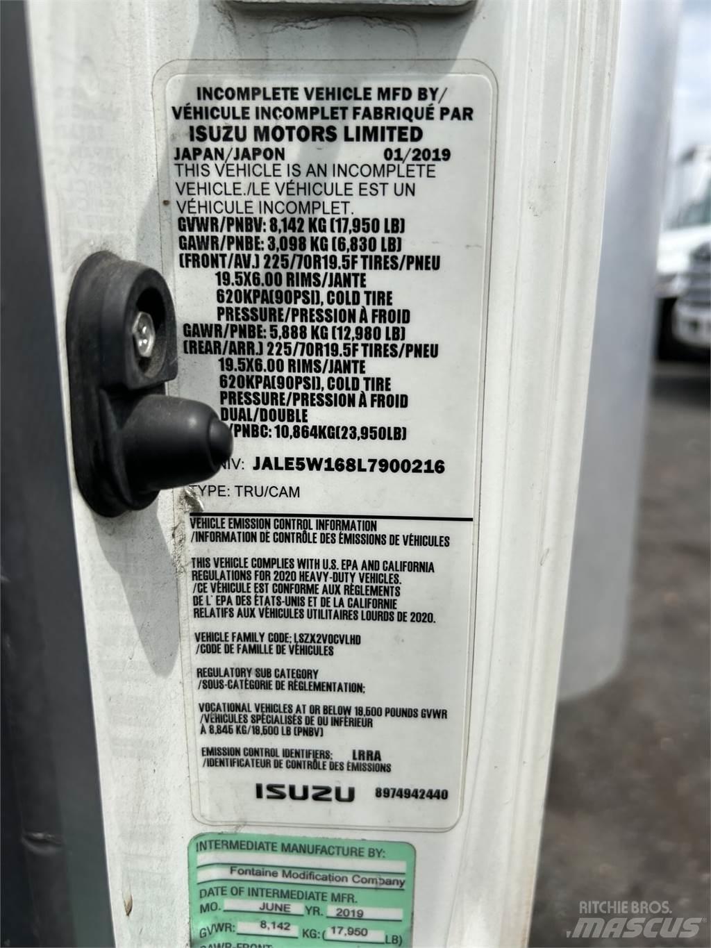 Isuzu NQR Каросерии