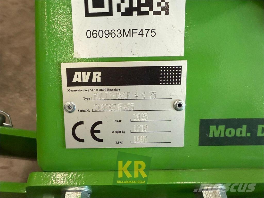 AVR MultiForce Култиватори за редови култури
