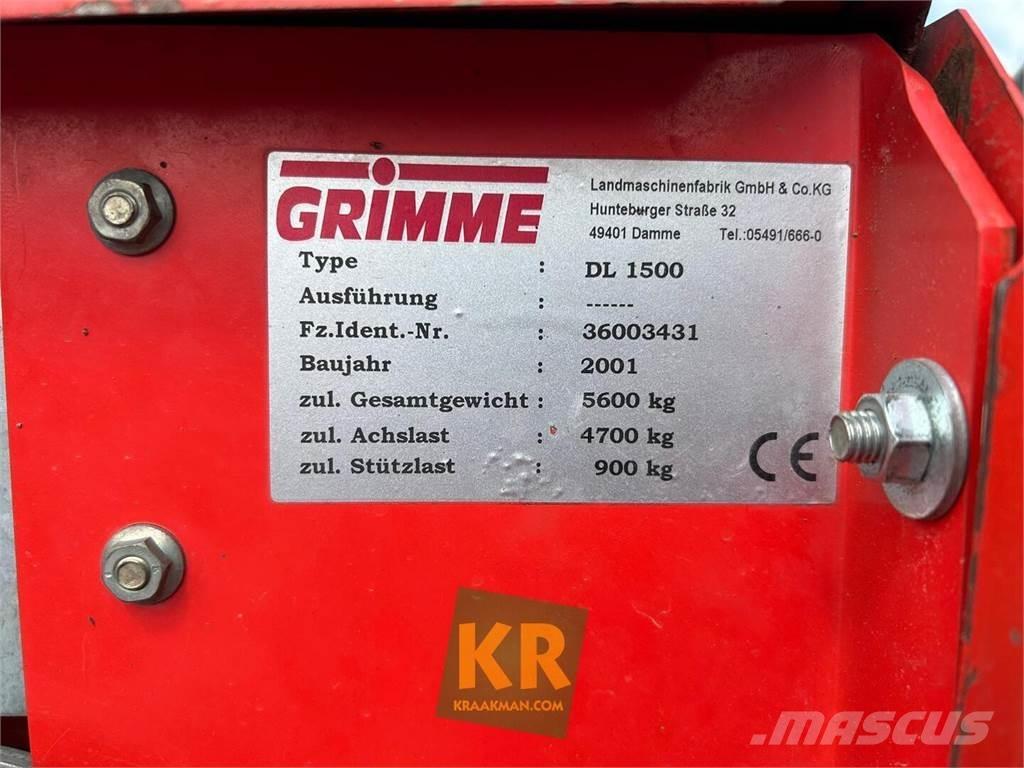 Grimme dl 1500 Комбайни за картофи и копачи