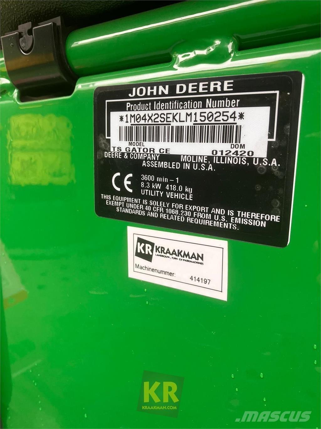 John Deere TS 4X2 АТВ