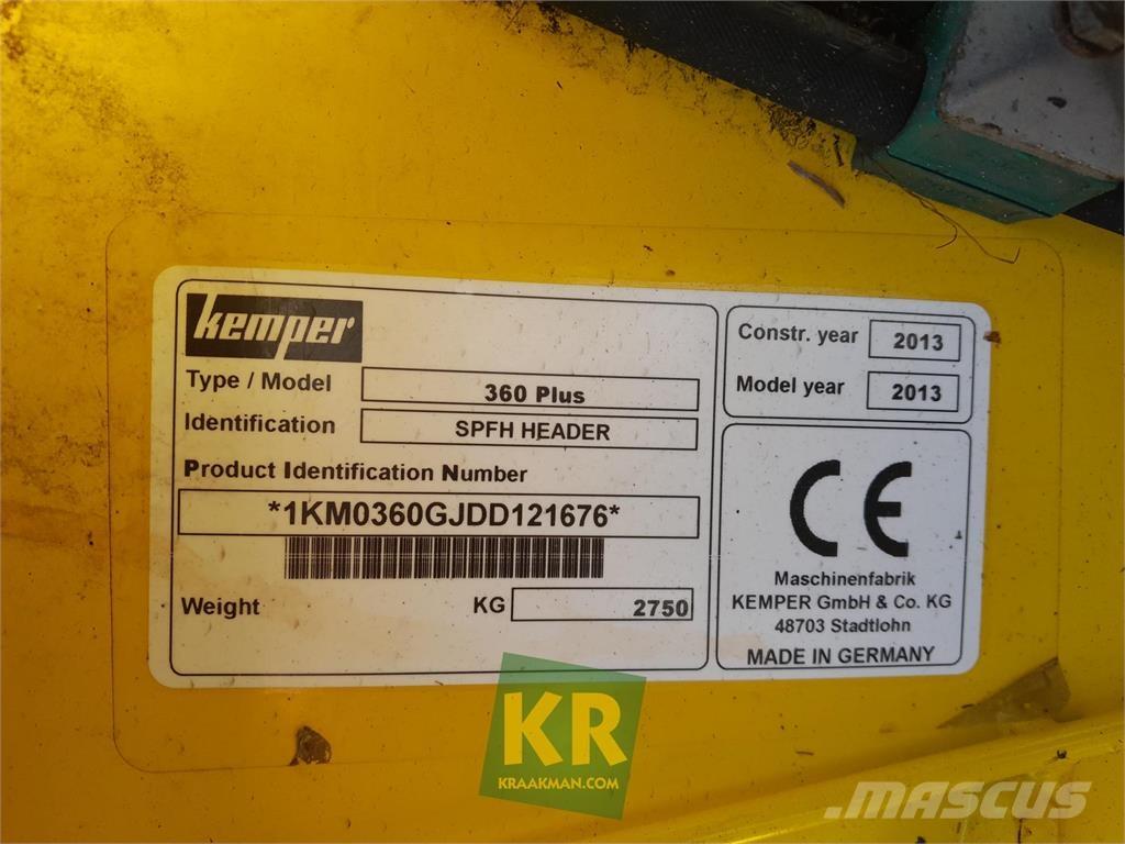 Kemper 360 Plus Глави за комбайн