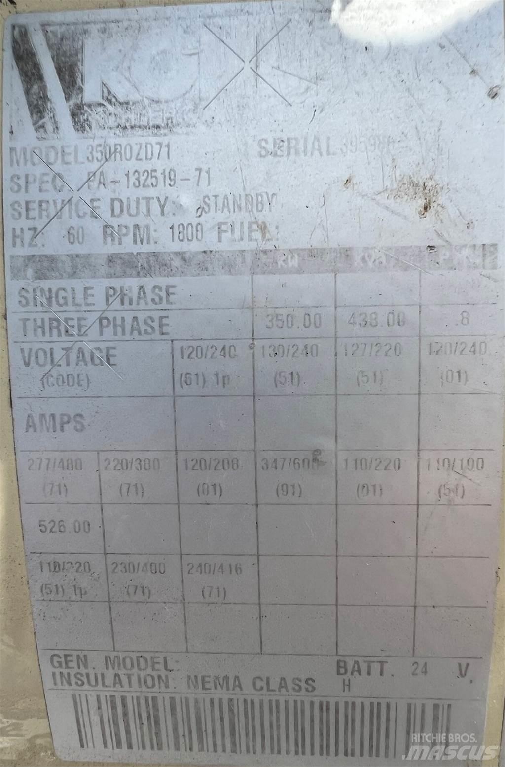 Kohler 350kW Други генератори
