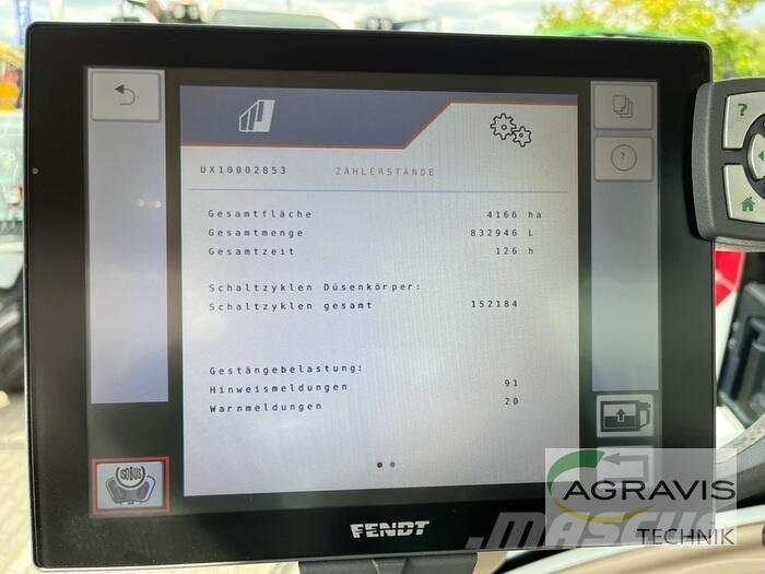 Amazone UX 8601 SUPER Прикачни пръскачки
