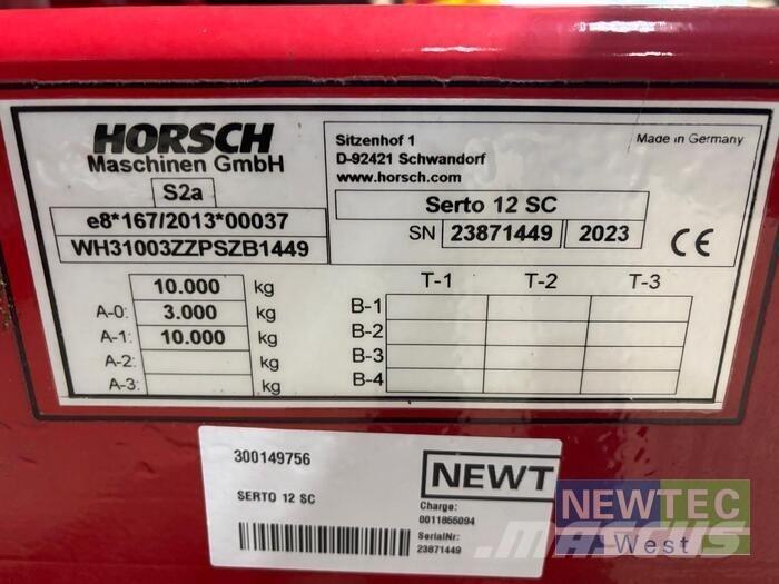Horsch SERTO 12 SC Редосеялки