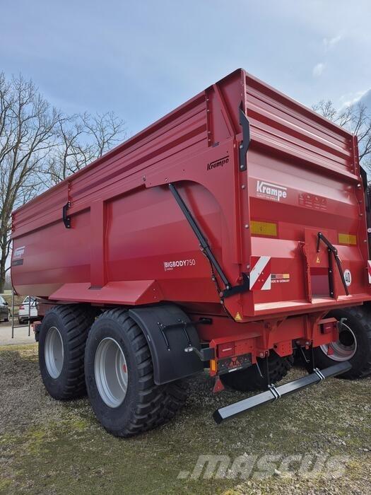 Krampe BIG BODY 750 Ремаркета самосвални