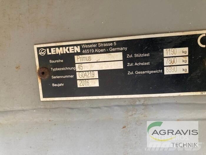 Lemken PRIMUS 45/27 Прикачни пръскачки
