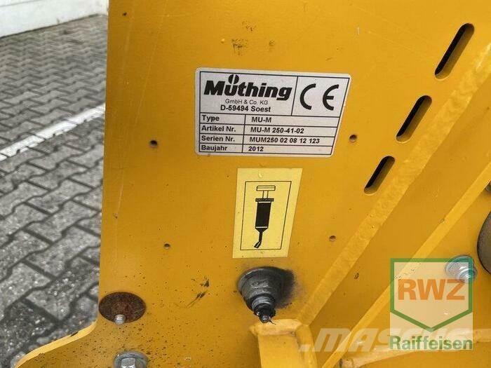 Müthing MU-M 250 Други машини за оран и аксесоари