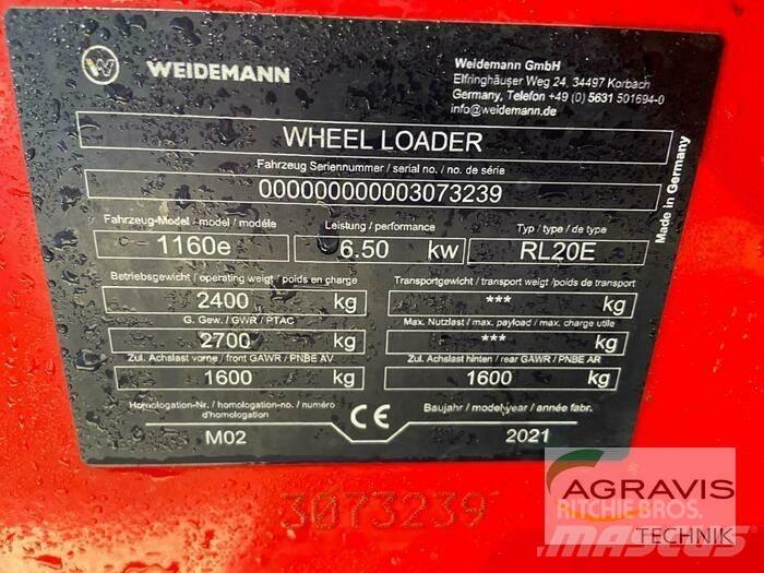 Weidemann 1160E Колесни товарачи