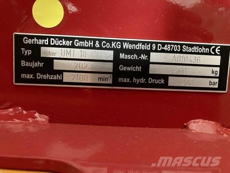 Dücker UMT 18 Бутащи се косачки