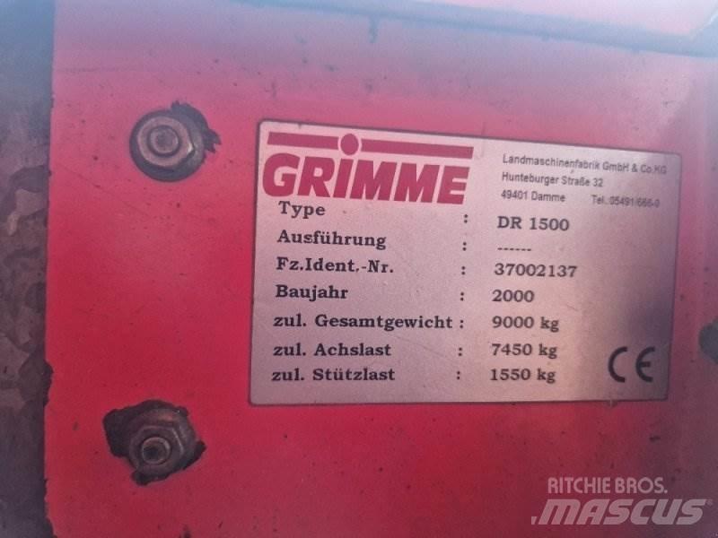 Grimme DR 1500 Комбайни за картофи и копачи