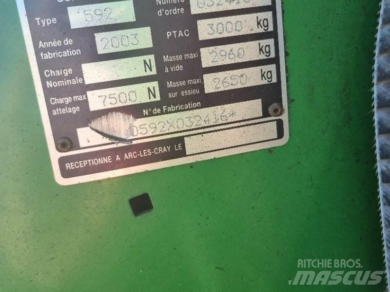 John Deere 592 Сламопреси за кръгли бали
