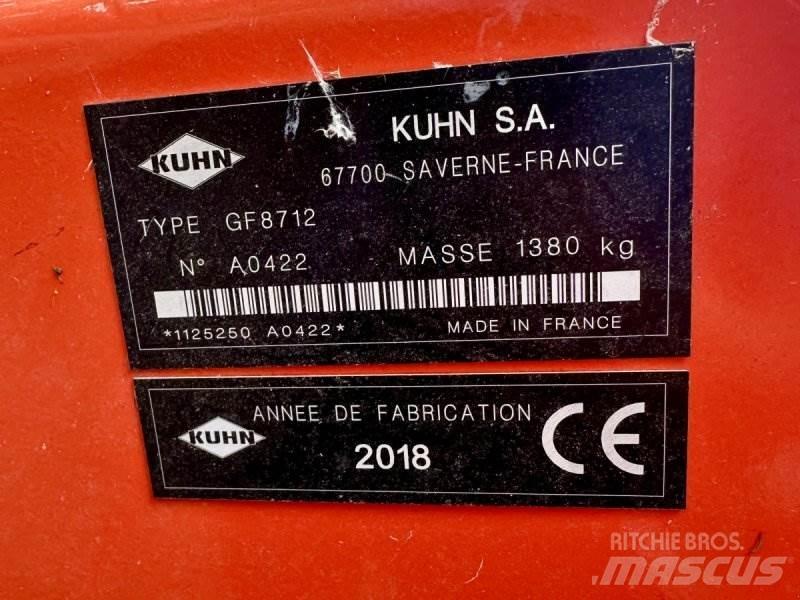 Kuhn GF 8712 Гребла и сенообръщачки