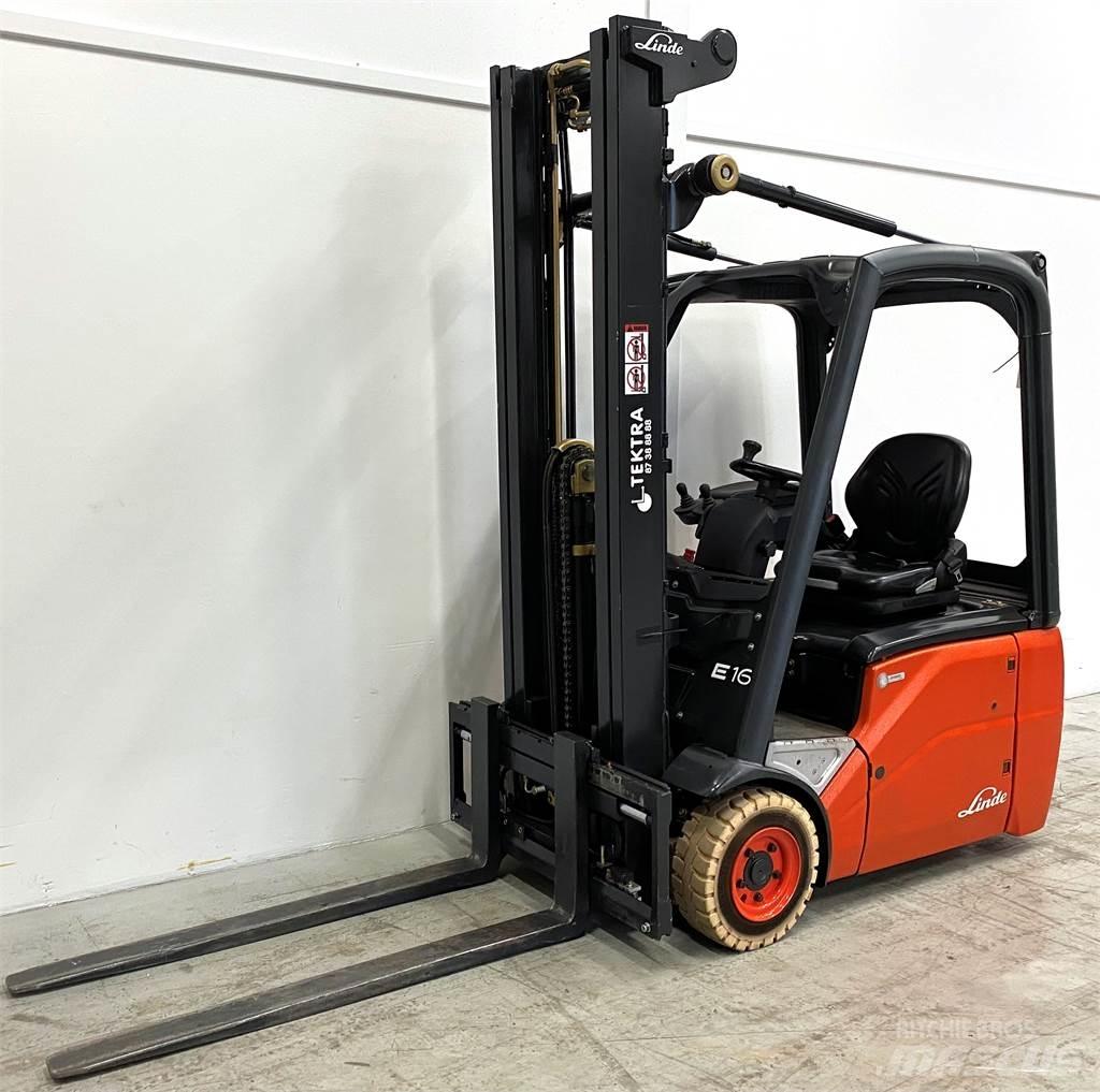 Linde E 16 C-01 Електрически вилични кари-повдигачи