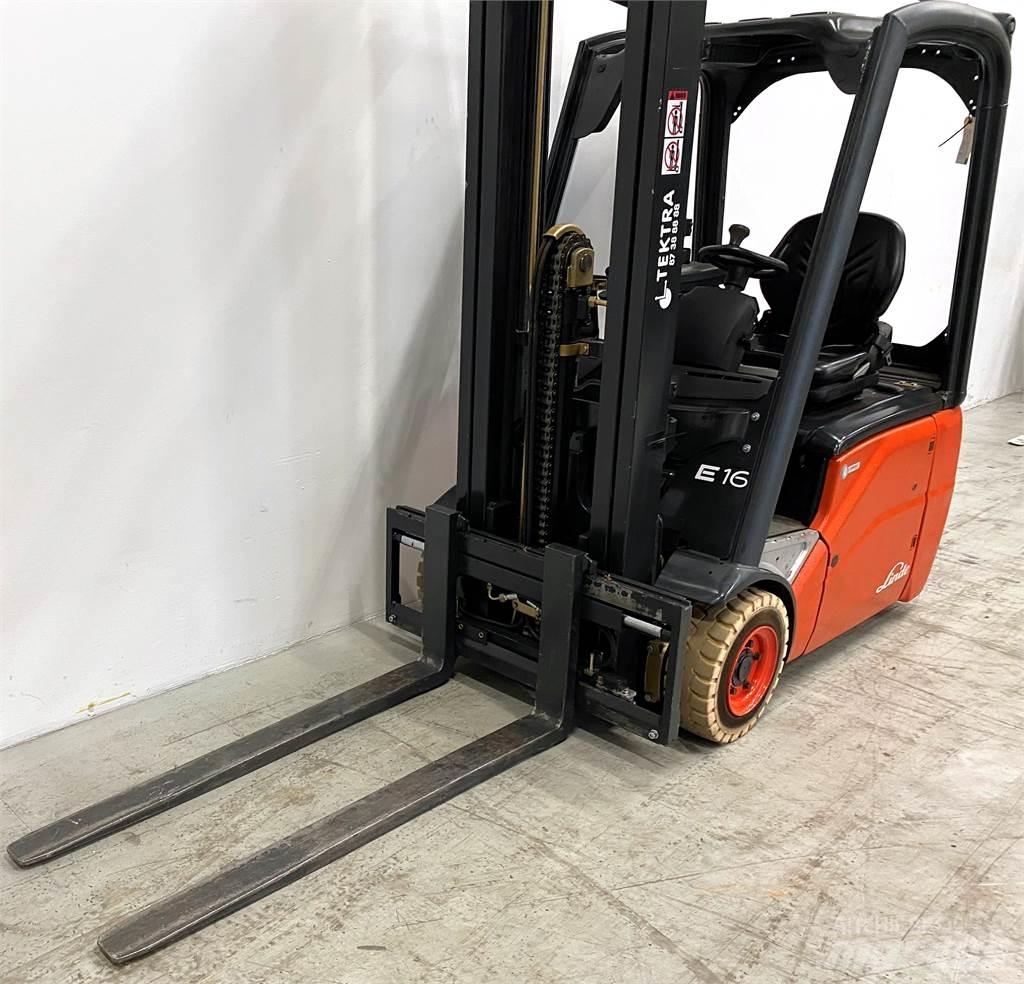 Linde E 16 C-01 Електрически вилични кари-повдигачи