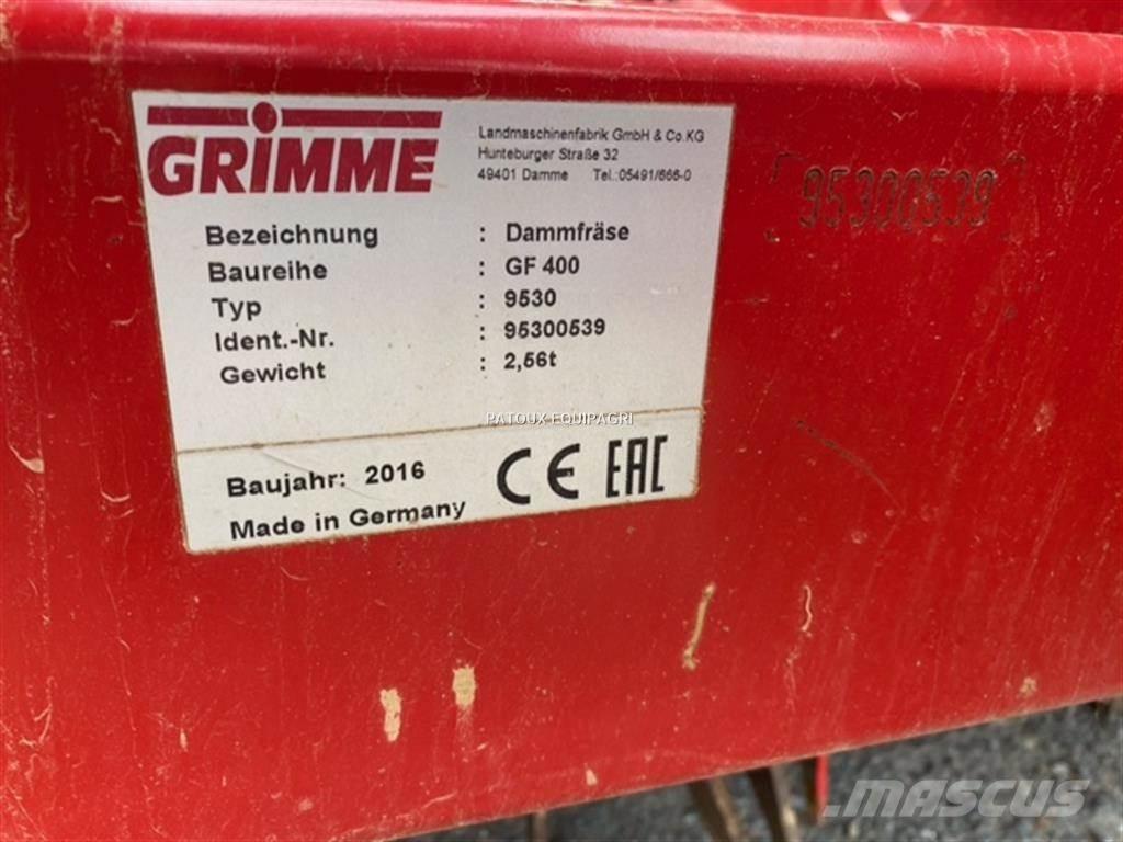 Grimme GF 400 Брани и ротационни рали