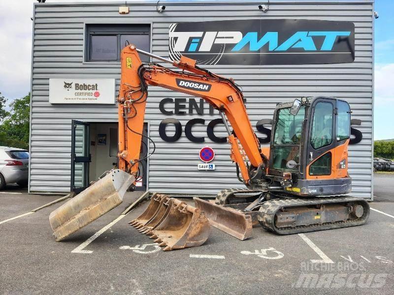Doosan DX63-3 Мини екскаватори < 7 т