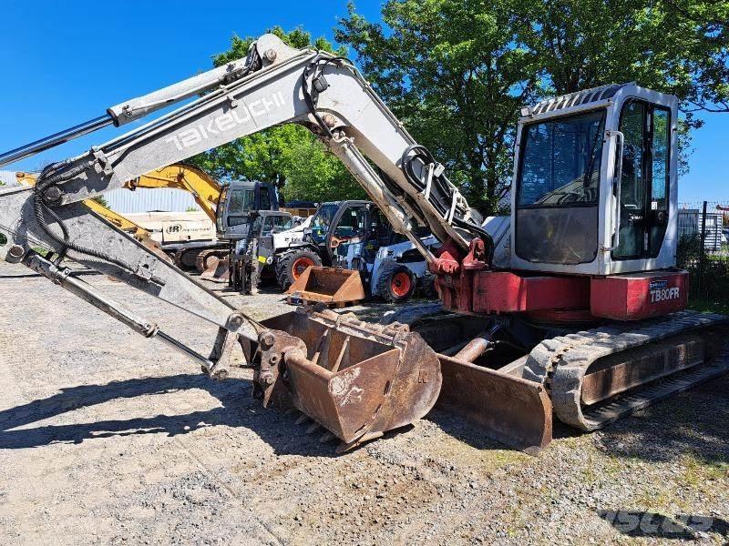 Takeuchi TB80FR Мини екскаватори < 7 т