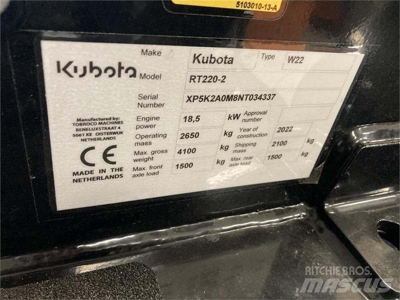 Kubota RT 220- 2 Мини товарачи