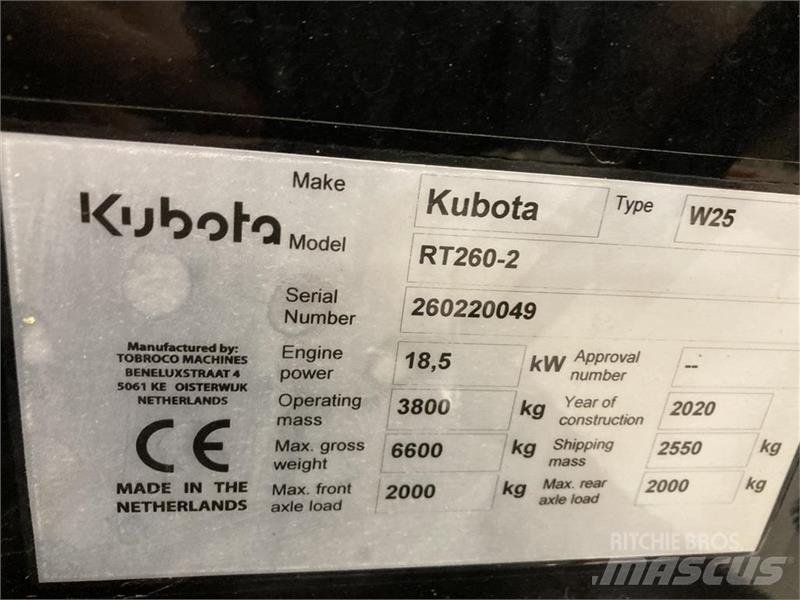 Kubota RT260-2 Мини товарачи