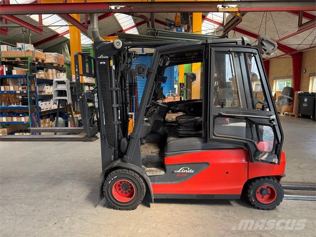Linde E35L-01 Електрически вилични кари-повдигачи