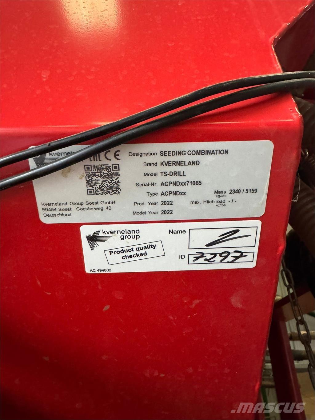 Kverneland 4.8M Селскостопанство - Други