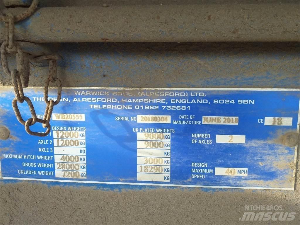  WARWICK 20 TONNE Други ремаркета