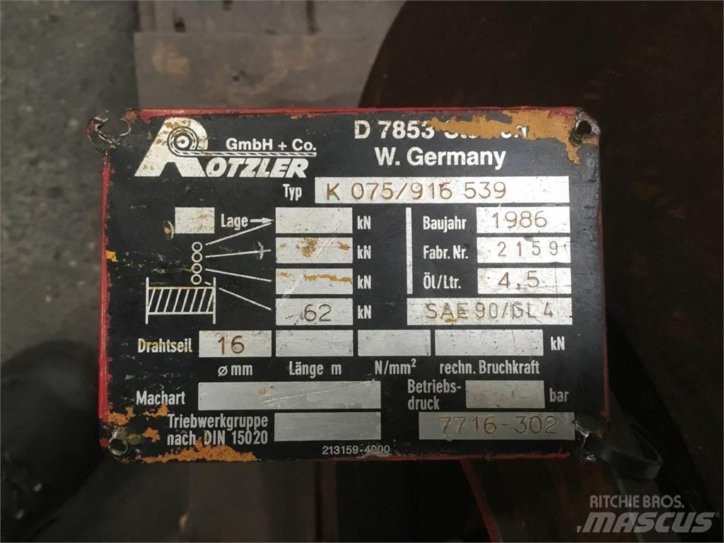Faun RTF 30 winch Части и оборудване за кранове
