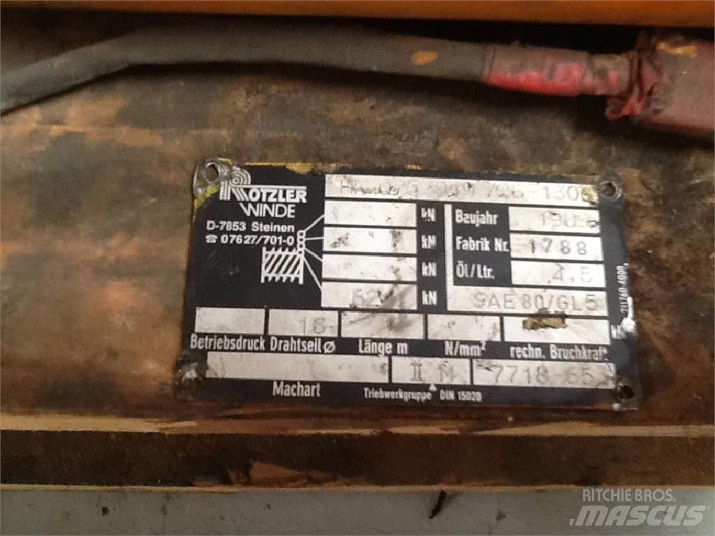 Faun RTF 30 winch Части и оборудване за кранове
