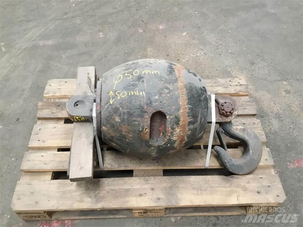  Hookball 375kg Части и оборудване за кранове
