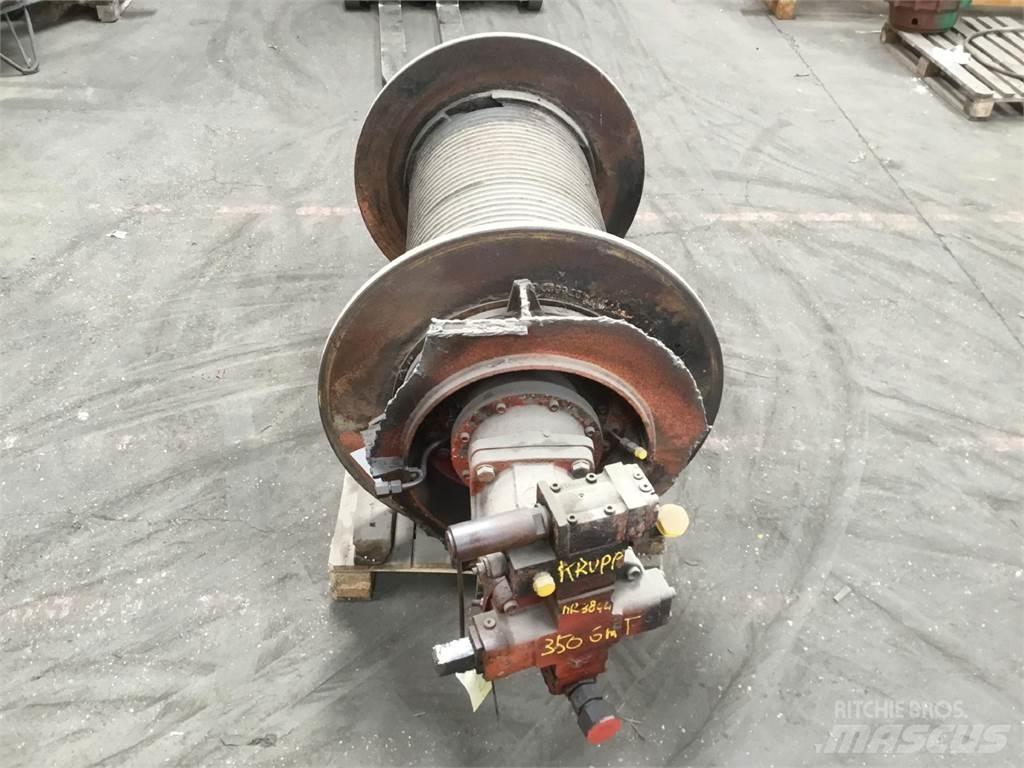 Krupp KMK 8350 winch Части и оборудване за кранове
