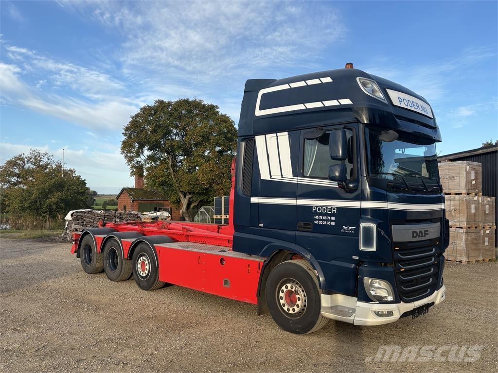 DAF XF 510 FAK 8X2 Камиони с кран с кука