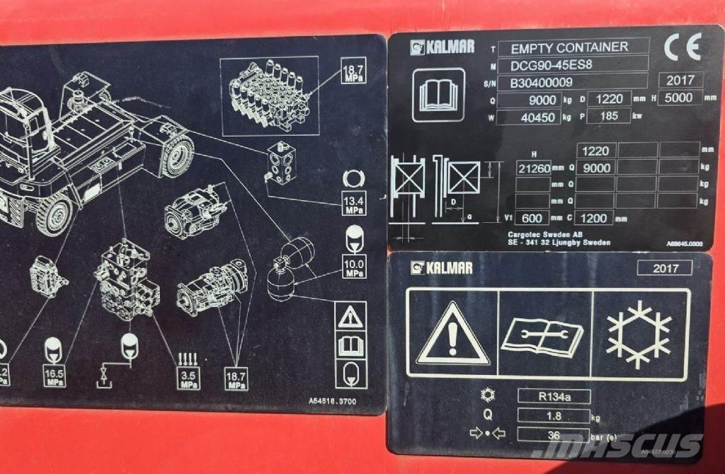 Kalmar DCG90-45ES8 Кари товарачи на контейнери