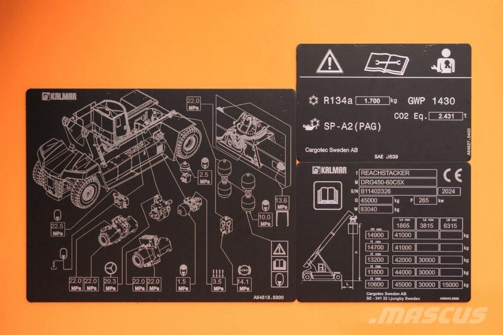 Kalmar DRG450-60C5X Кари повдигачи на контейнери