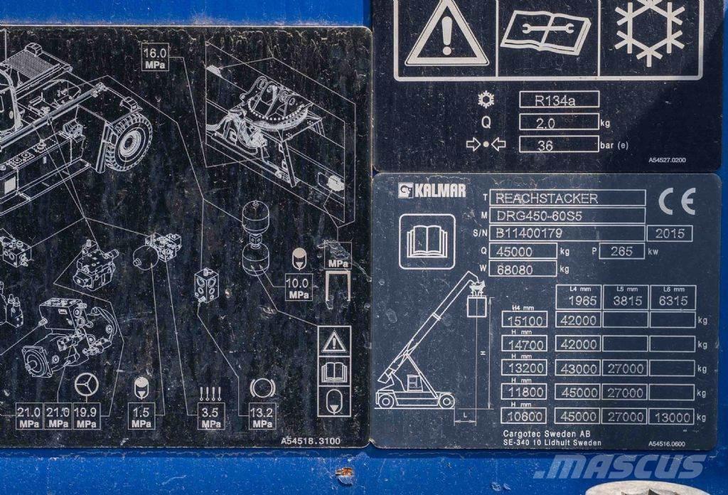 Kalmar DRG450-60S5 Кари повдигачи на контейнери