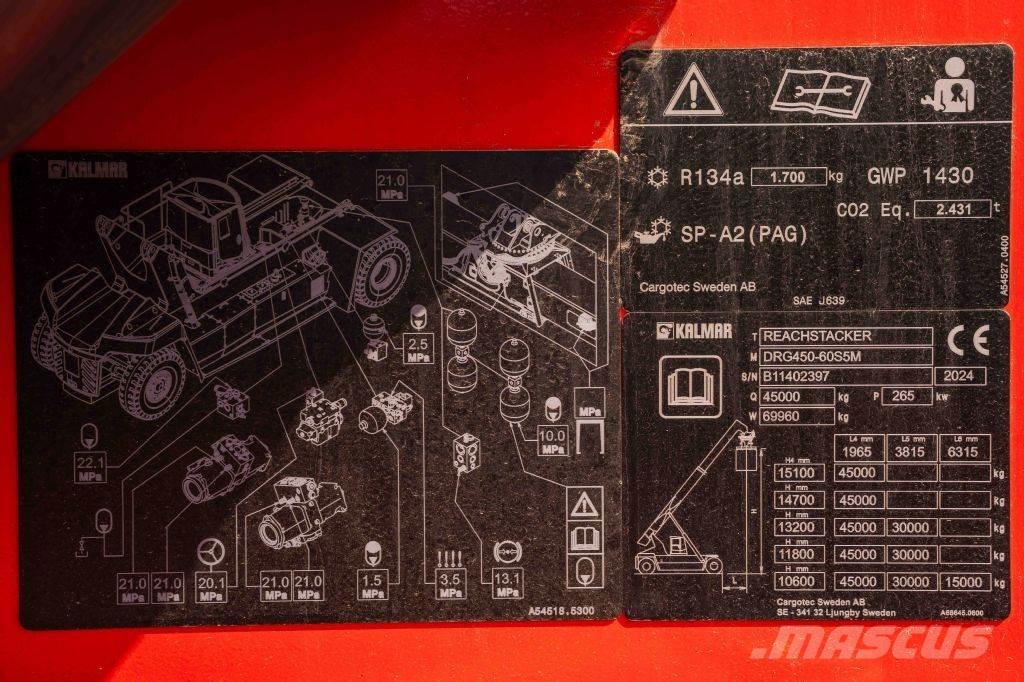 Kalmar DRG450-60S5M Кари повдигачи на контейнери