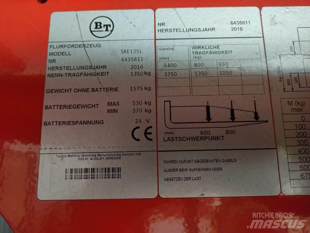 BT SRE 135L Електрически вилични кари-повдигачи