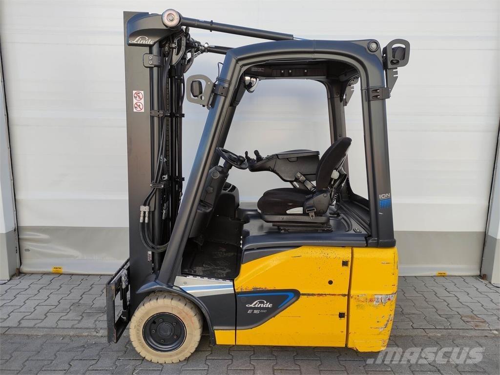 Linde E16C-02-386 EVO Електрически вилични кари-повдигачи