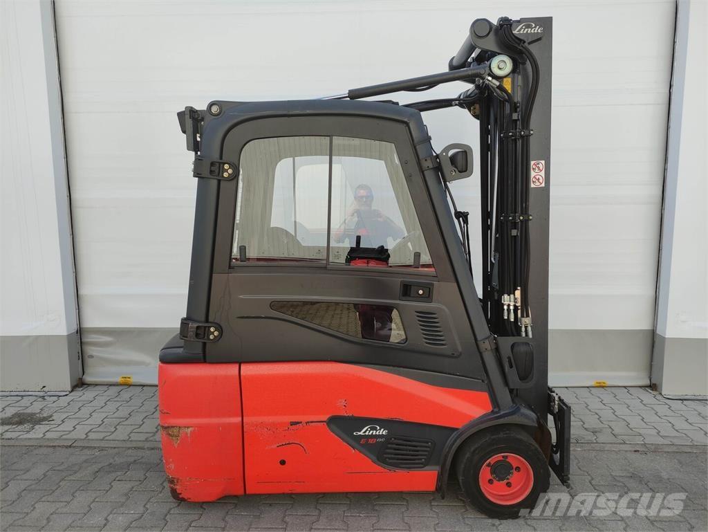 Linde E18L-02-386 Електрически вилични кари-повдигачи