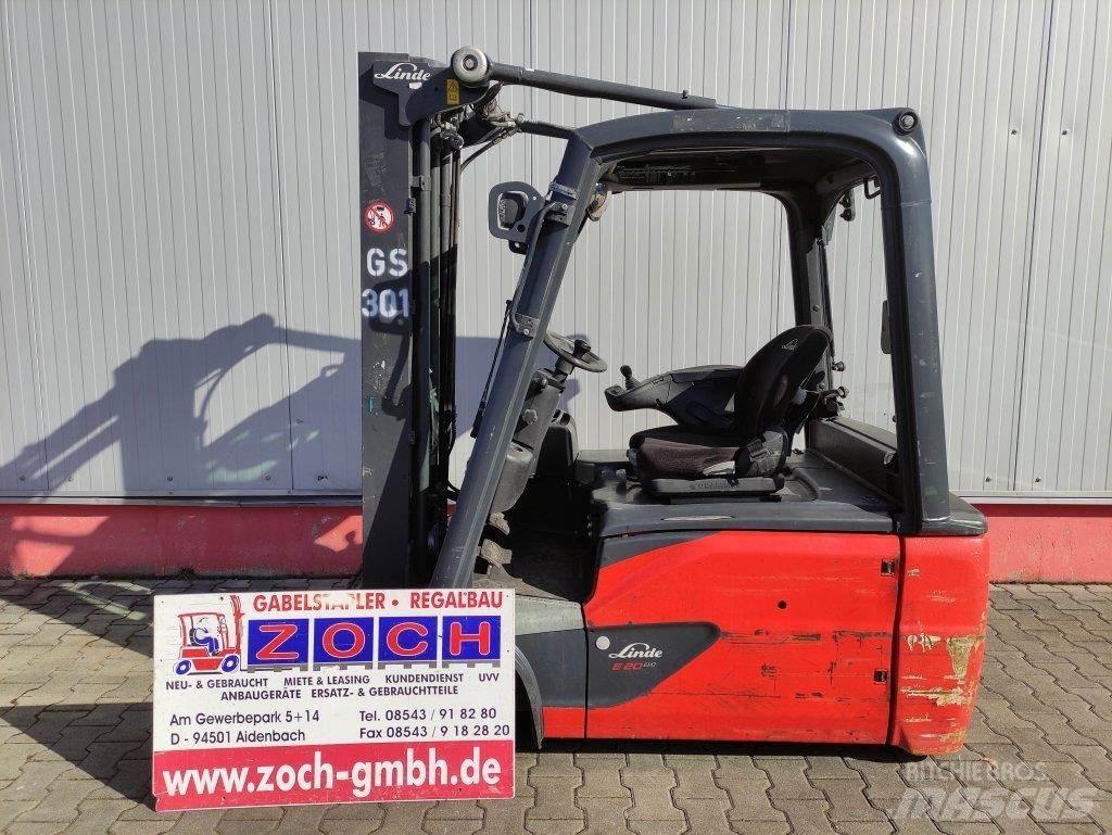 Linde E20L-02-386 Електрически вилични кари-повдигачи